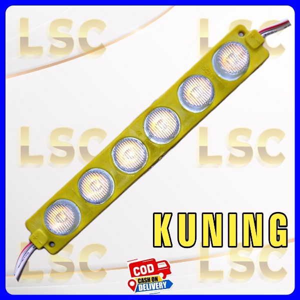 Lampu LED 6 MATA 1X6 JUMBO PANJANG 12 volt dan 24 volt