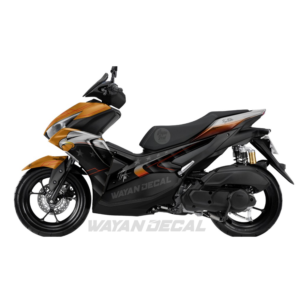 DECAL YAMAHA ALL NEW AEROX 155  CONNECTED KENRO KENNY ROBERTS