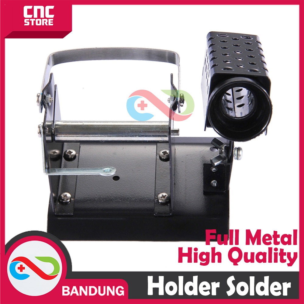 STAND SOLDER DUDUKAN SOLDER HOLDER TIMAH FULL METAL TEMPAT SOLDER HQ