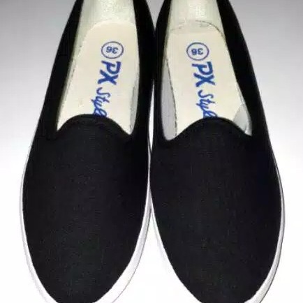 Sepatu Kanvas PX Style Slip On (098) / Flat Women Shoes / Sepatu  Kanvas Wanita no