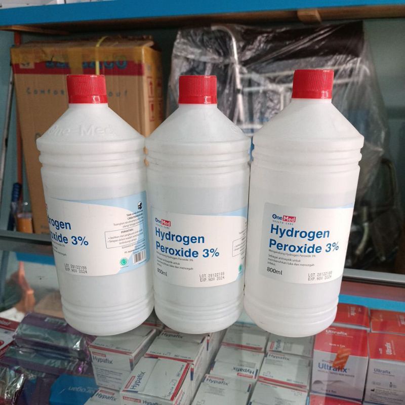 Jual Hidrogen Peroksida H2o2 Hydrogen Peroxide 3 800ml Shopee Indonesia