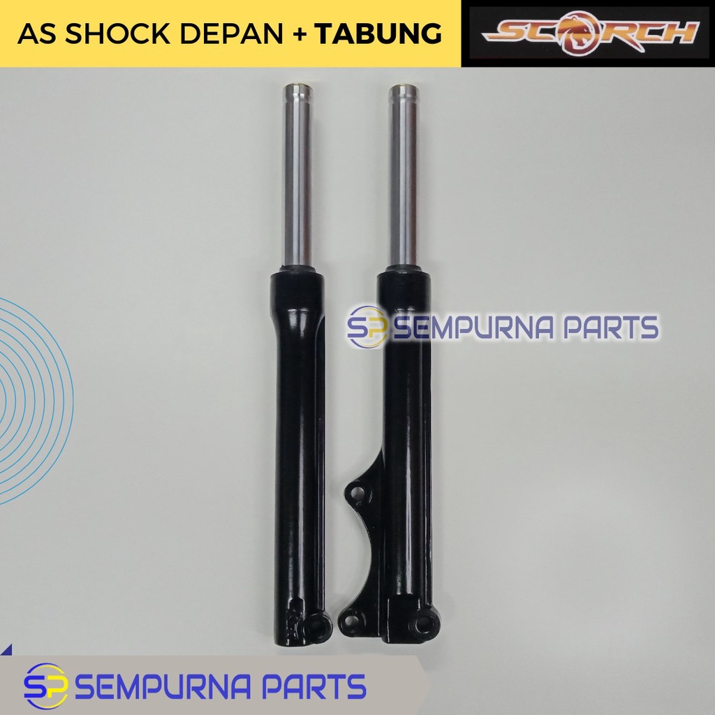 AS SHOCK DEPAN+TABUNG MIO SOUL KARBU - SCORCH