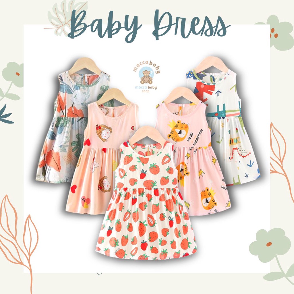 MBSS - DRESS ROSIE KATUN IMPOR / dress anak perempuan / PRINTED DRESS / PREMIUM QUALITY - DS2