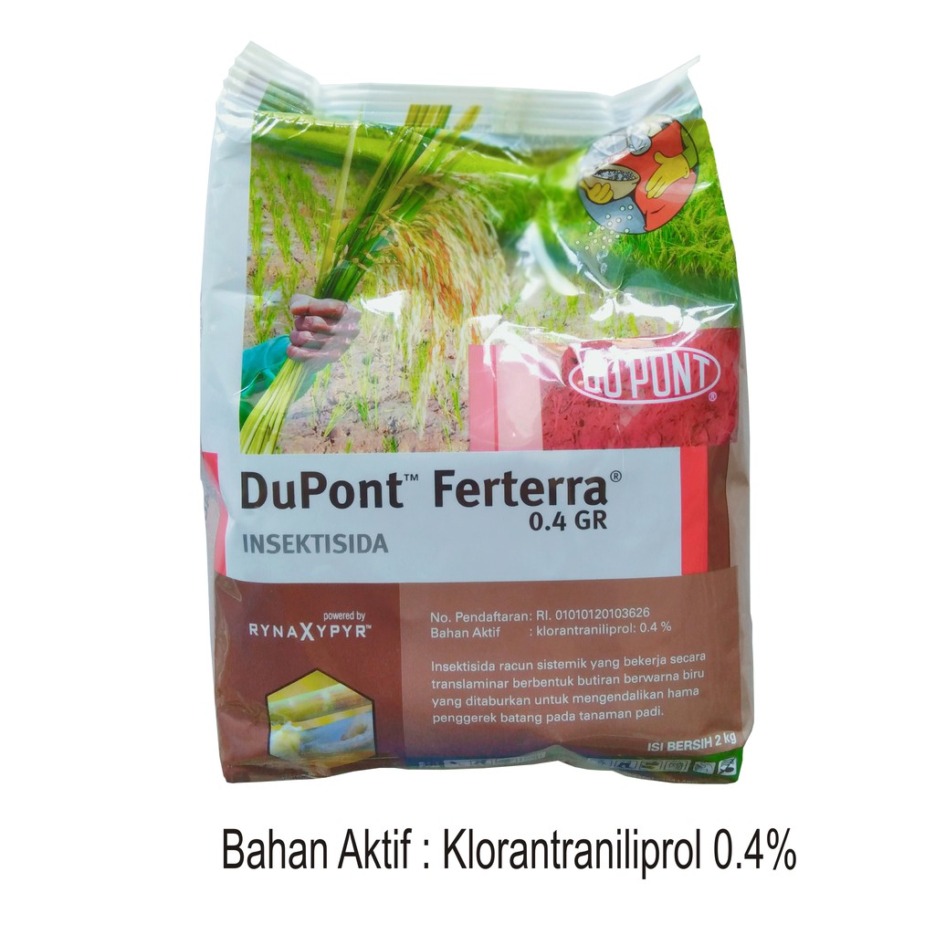 Insektisida FERTERRA 2 Kg Bahan Aktif klorantraniliprol 0,4%