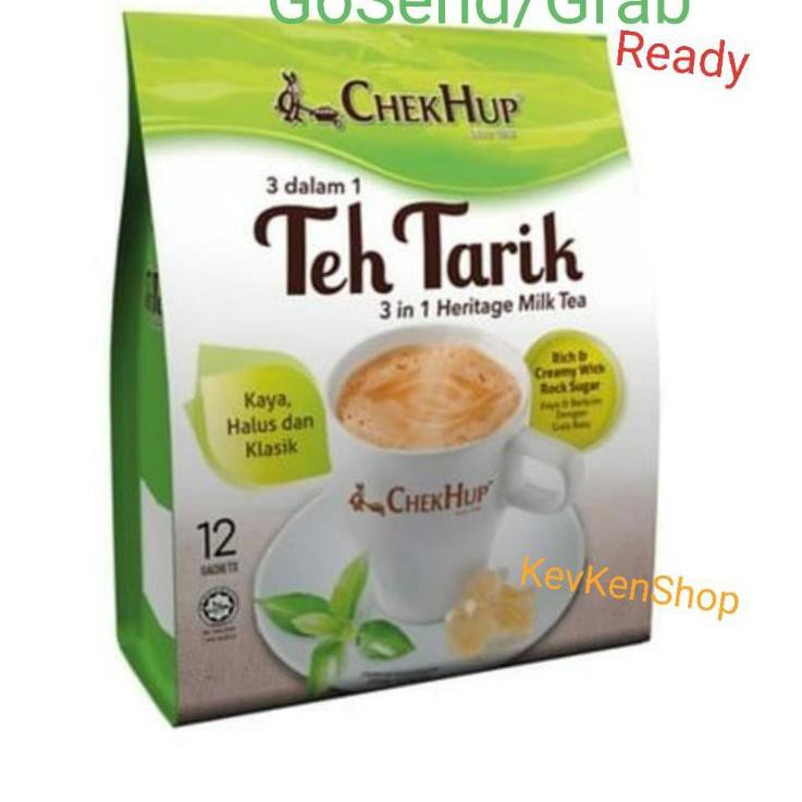 

[✅COD] ChekHup 3in1 Teh Tarik Malaysia Chek Hup Milk Tea 12 sachet