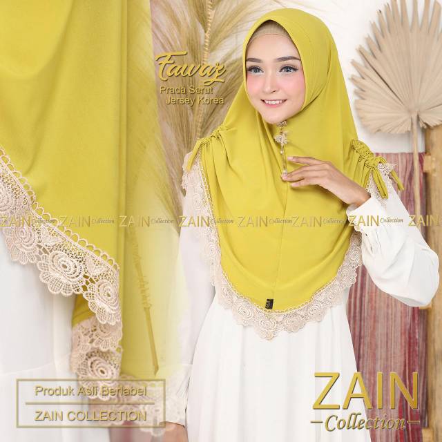 [ ORIGINAL ZAIN ] Jilbab Khimar Fawaz Ori Zain Collection