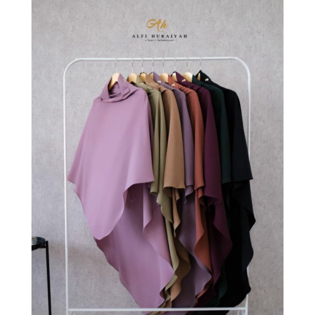 FRENCH KHIMAR VIOLA BY ALFI HURAIYAH
