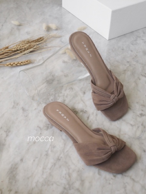 JOVY Sandal - Sendal Selop Suede Wanita