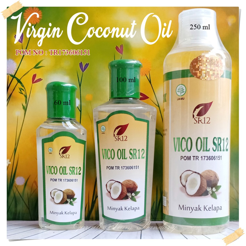 

VICO OIL /VCO/ VIRGIN COCONUT OIL/MINYAK KELAPA MURNI SR12