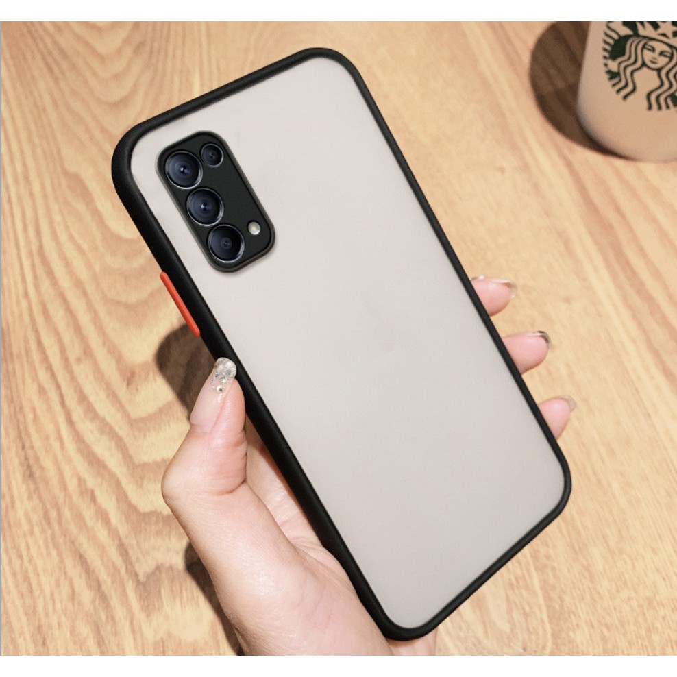 Case Dove Oppo reno 5 Frosted Camera Case Cover