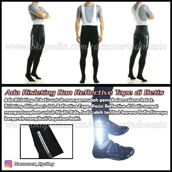 Sale Promo Celana Bib Panjang Sepeda Racmmer Seri 04 Berpadding Produk Di Import