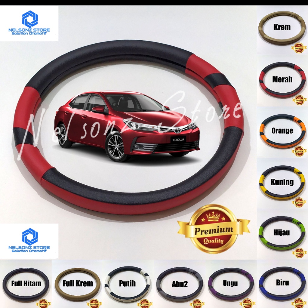 Cover Stir Corolla Sarung Setir Toyota New Corolla Altis Cover Steer DX Aksesoris Mobil Interior Mob