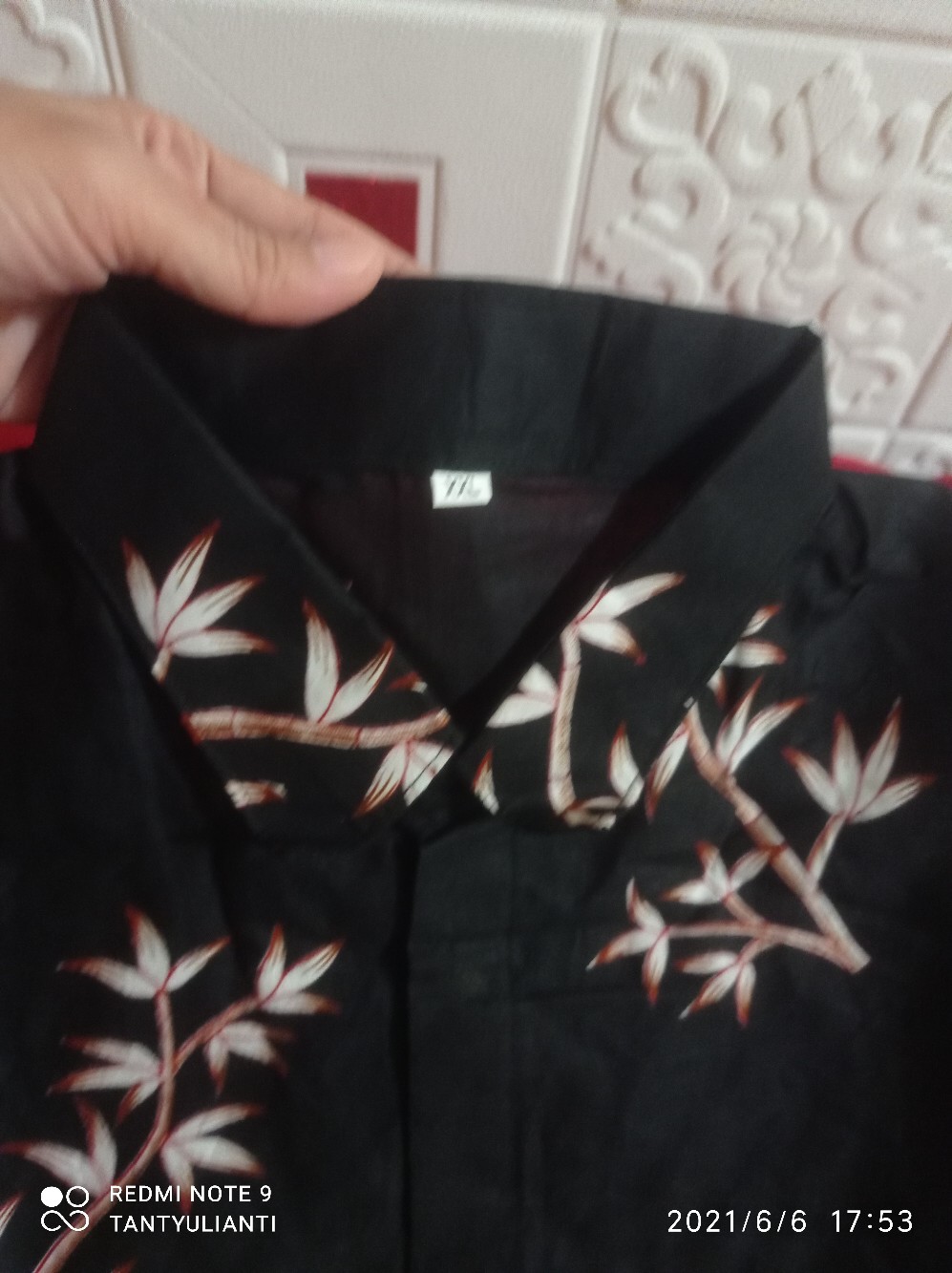 Kemeja Hem Risna Batik Hrb26 Kenongo Kemeja Hem Pendek Padi Pekalongan M L Xl Murah Keren Batik