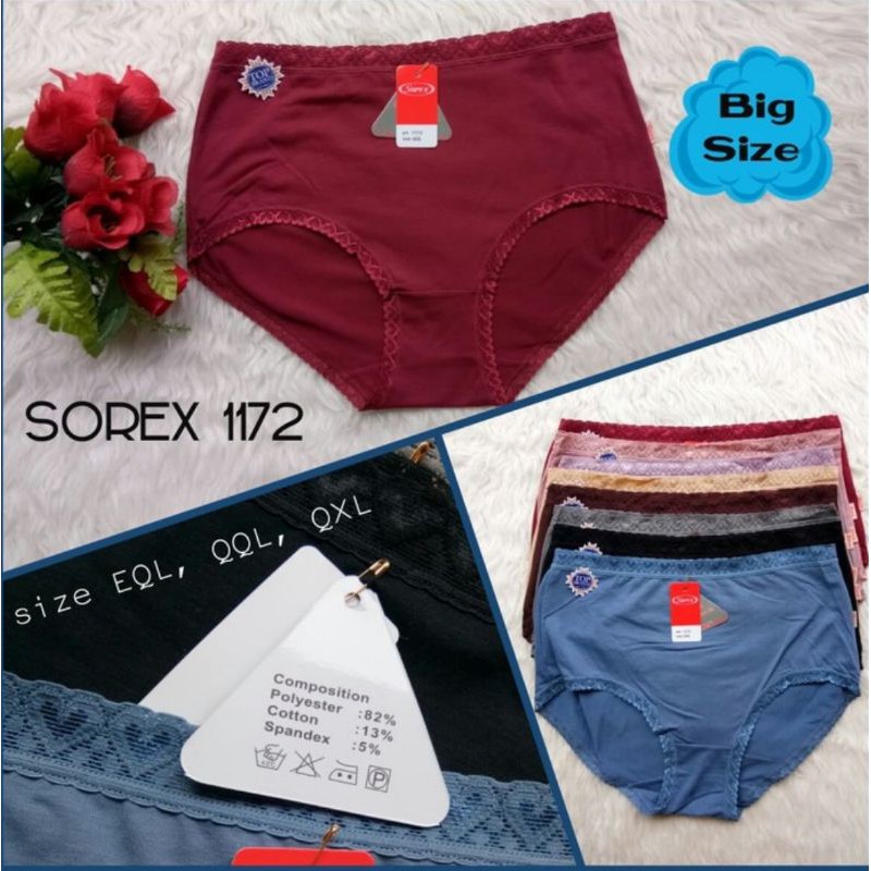 Celana dalam wanita sorex 1172 extra big size jumbo