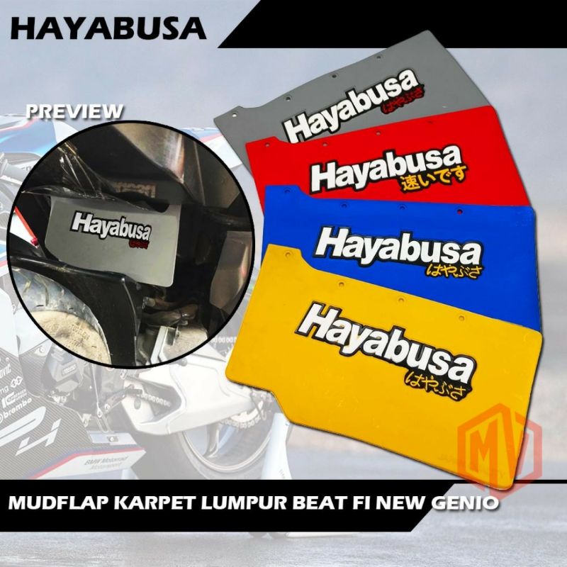 MUDFLAP BEAT FI KARET PENAHAN LUMPUR BEAT FI KARET KOLONG BELAKANG MOTOR BEAT FI