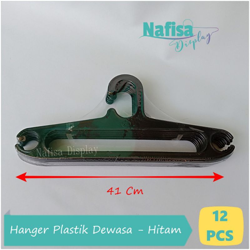 hanger gantungan baju bahan plastik tebal