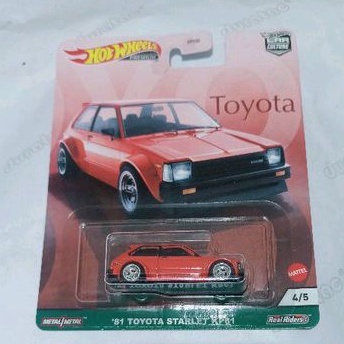 hotwheels premium Toyota starlet