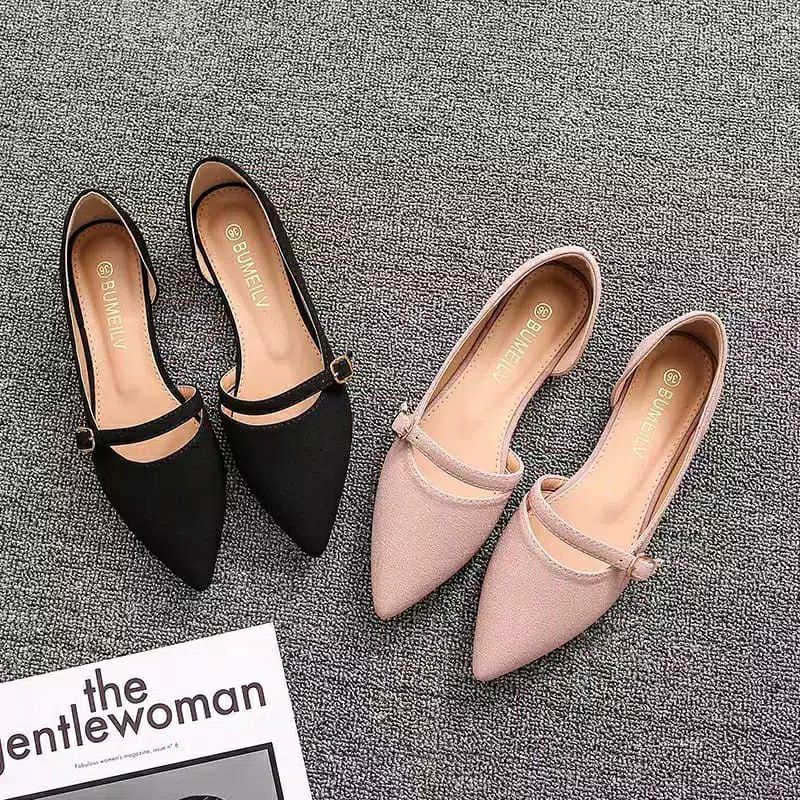 flatshoes wanita AS 02 gesper samping