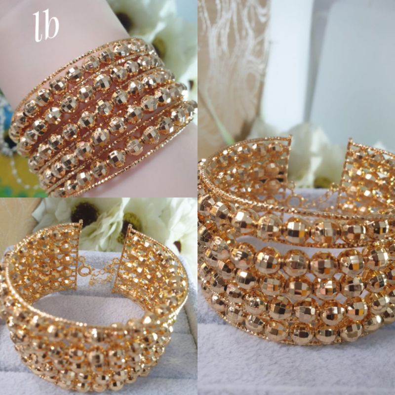 Perhiasan xuping set lapis emas 24k V975