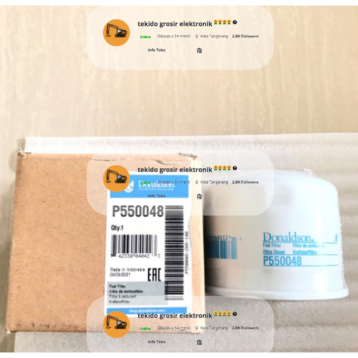 FILTER SOLAR SK50 P55-0048 P550048 P 550048 ME006066