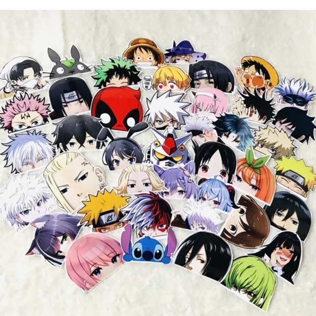 LARGE STICKER ANIME BESAR 15 cm ( Untuk mobil, laptop, notebook dsb )