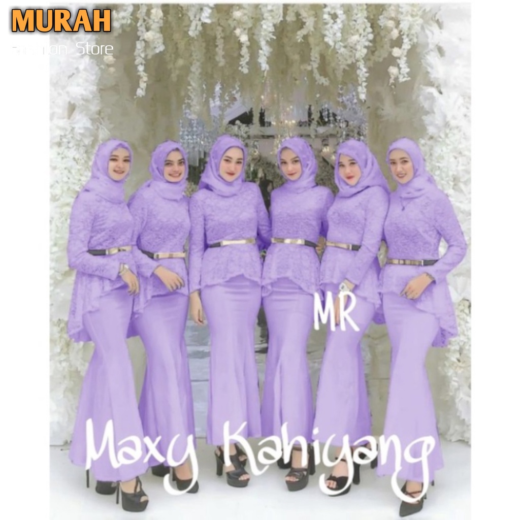 Busana Muslim Gamis Murah Gaun Pesta Muslimah Baju Pesta Wanita Kondangan Mewah Kekinian 2020 2021