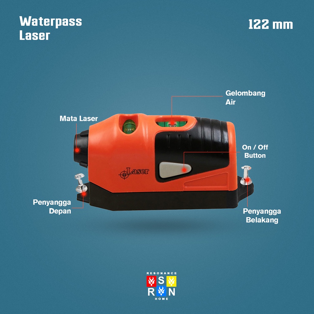 Penggaris Meteran Digital Waterpas Laser Level Pro Termurah Multifungsi | Alat Ukur Digital