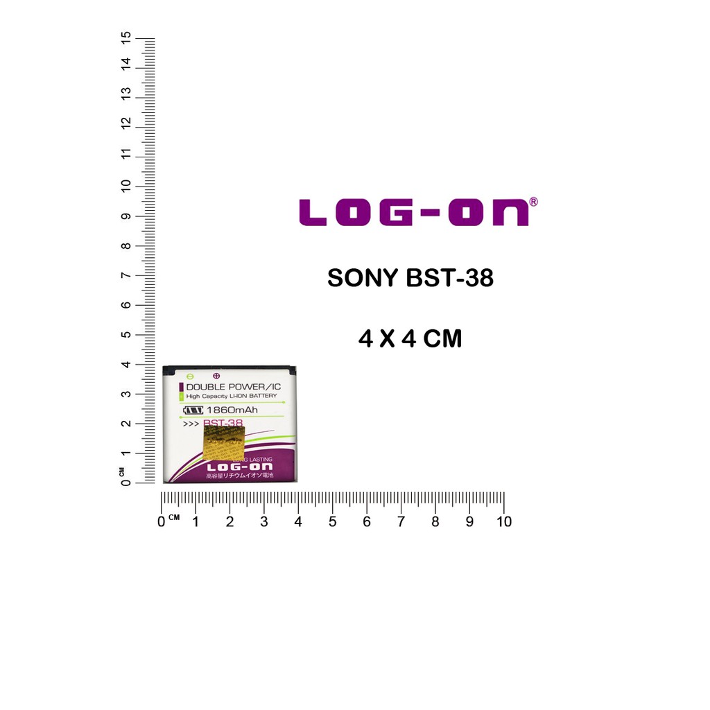 LOG ON BATERAI SONY BST 38