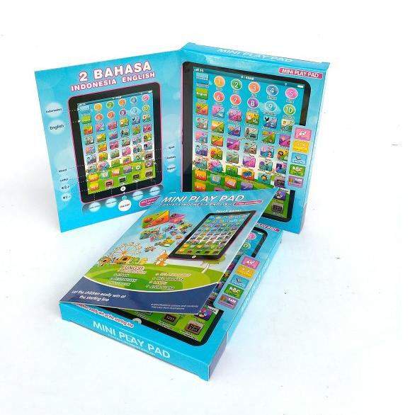 ☀ MAINAN EDUKASI IPAD E PAD BILINGUAL | PLAY PAD DUA BAHASA MINI PLAY PAD 2 BAHASA EDUKASI EDUKATIF