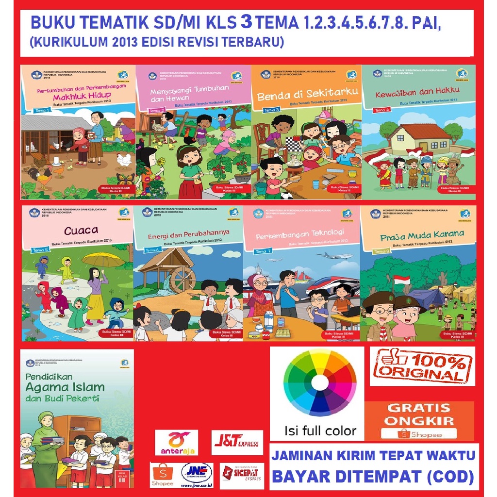 SD Kelas 3 Buku Kurikulum 2013 SD - Buku Siswa SD Kelas 3 Kurikulum 2013 Edisi Revisi 2018 - Asli 10
