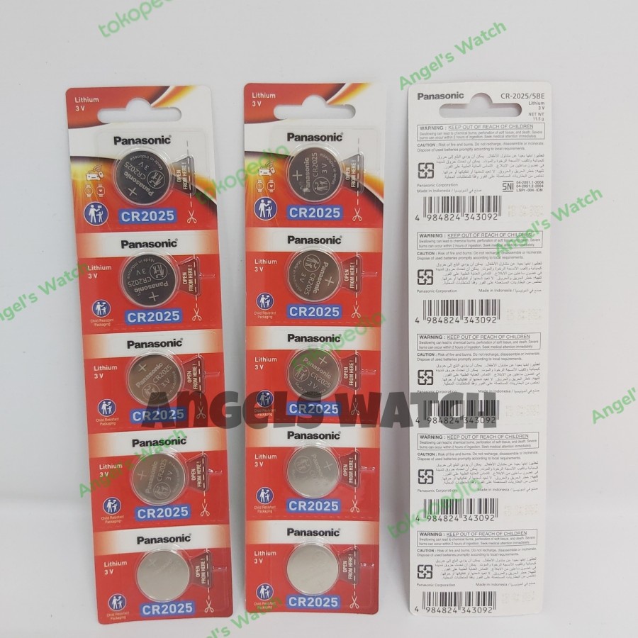 Angel'swatch Baterai Panasonic CR2032 | CR2025 | CR2016 Murah Meriah