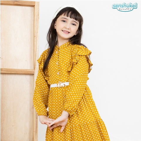 [Brandedbaby] GAMIS ANAK PEREMPUAN POLKADOT / GAMIS ANAK PEREMPUAN IMPORT