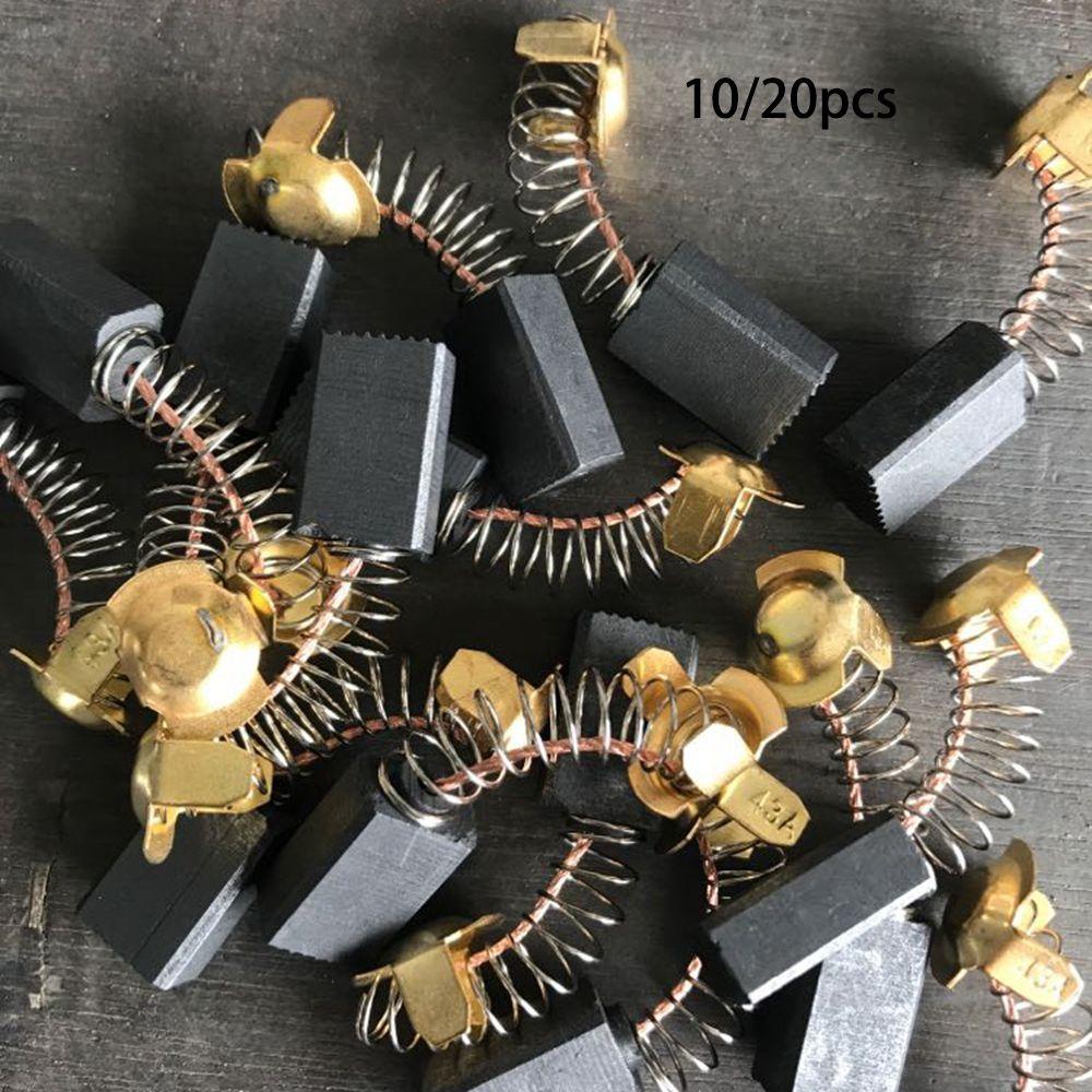 Nanas 10/20pcs Bor Mini Kualitas Tinggi Rotary Tool 5x8x13mm Generik Carbon Brushes
