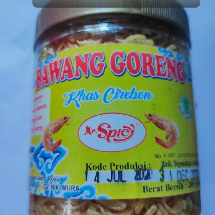 

TERLARIS Bawang Goreng Sumenep Asli Khas Cirebon GRATIS TEH Upet