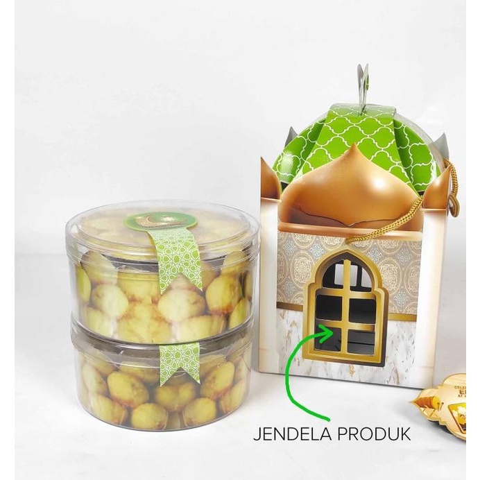 

Parsel Ramadan Masjid Mekkah Parcel Lebaran / Hampers Toples / Dus Kue Hot!!!R30F