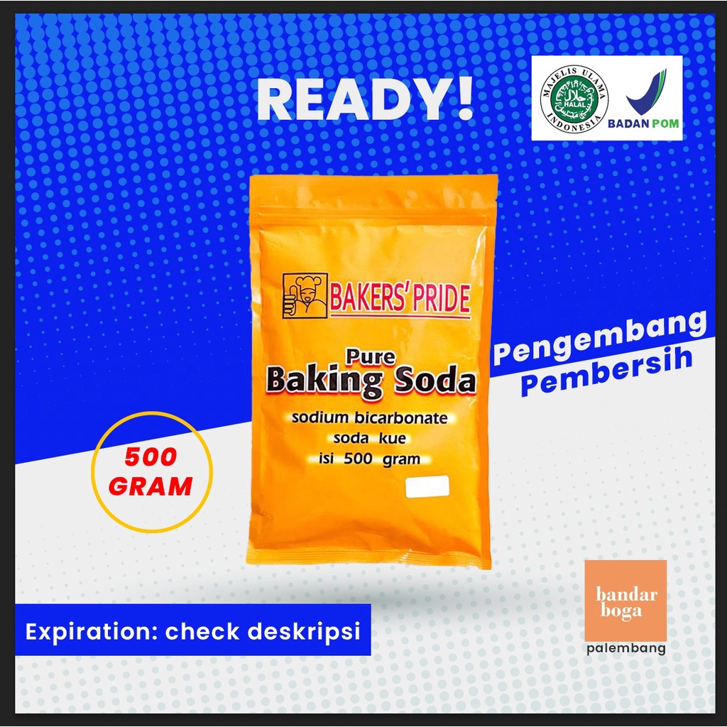Pure Baking Soda Bakers Pride 500gram