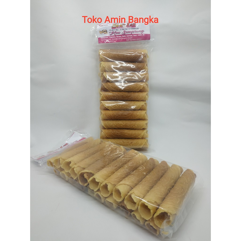 

KUE SEMPRONG KHAS SUNGAILIAT BANGKA CAP SELA / SNACK/ CEMILAN