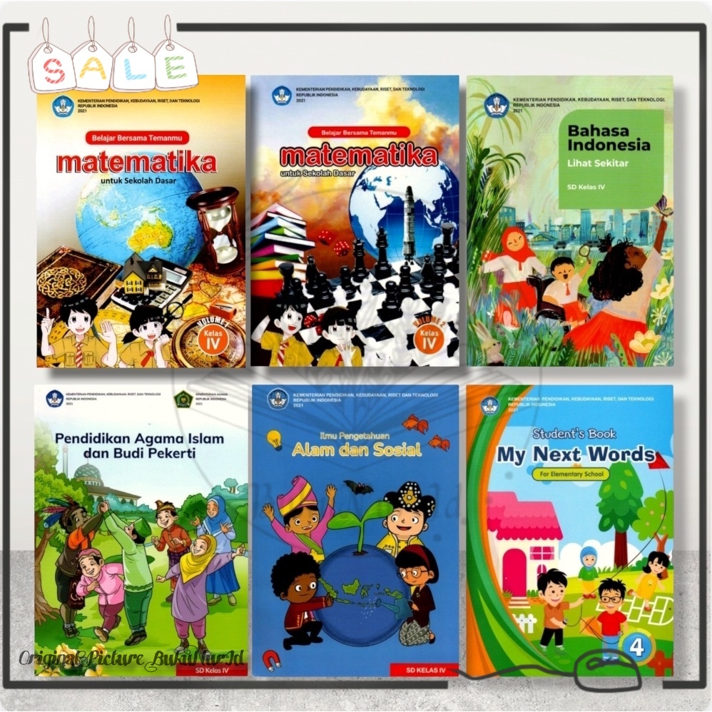 BUKU KURIKULUM MERDEKA SD KELAS 4 (KURIKULUM MERDEKA) - 100% Buku Original
