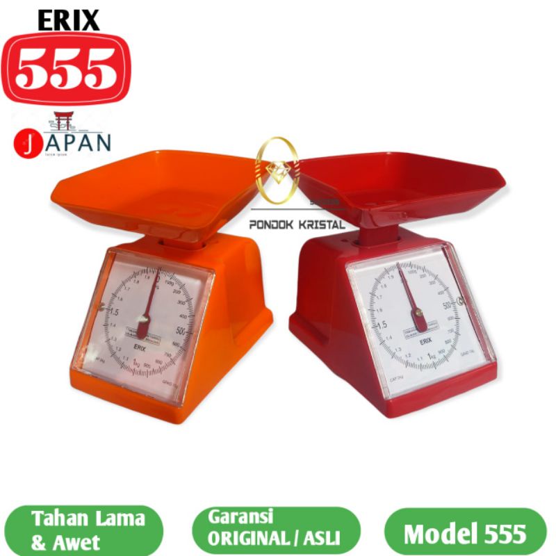 Timbangan Dapur Kitchen Scale ERIX 555 Japan Kapasitas 2 KILO/ Timbangan kue / Timbangan Dapur Kapas