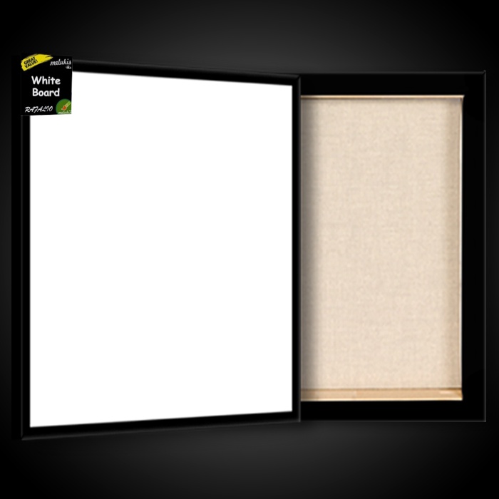 

White Board Melamin Papan Tulis Putih By Ravalio 60x100 cm