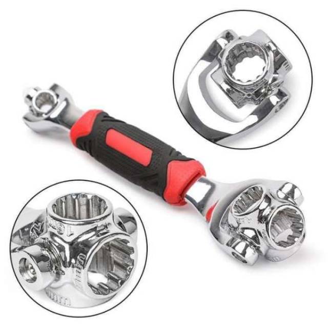 KUNCI SOCKET UNIVERSAL WRENCH 48 in 1 ROTASI 360