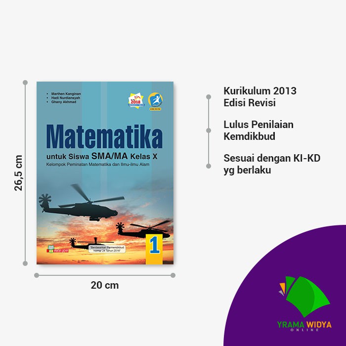 Jual Yrama Widya Buku Matematika Untuk Sma Ma Kelas X Peminatan Indonesia Shopee Indonesia