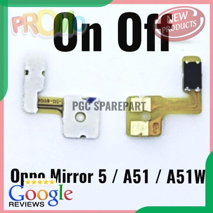 SPAREPART HP ORI FLEXIBLE KONEKTOR CONNECTOR POWER ON OFF OPPO MIRROR 5 A51 A51W TERLENGKAP