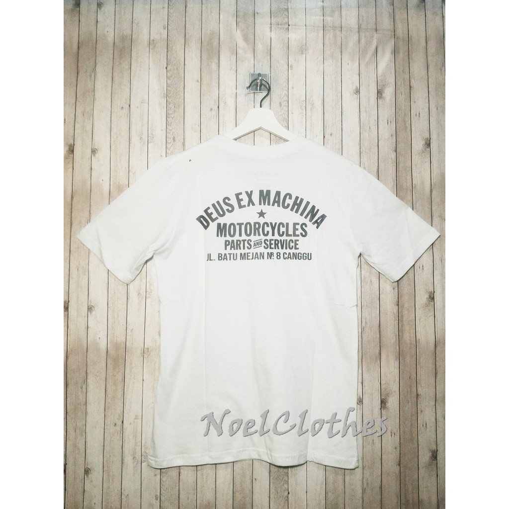 N1271 TSHIRT KAOS DEUS EX MACHINA BLACK WHITE TSHIRT DEUS BAJU DEUS