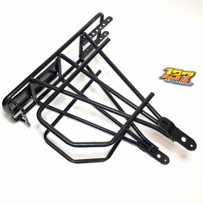 Aksesoris Sepeda - Rak Pannier Boncengan Sepeda Mini Federal Minion Segala Sepeda - Belakang