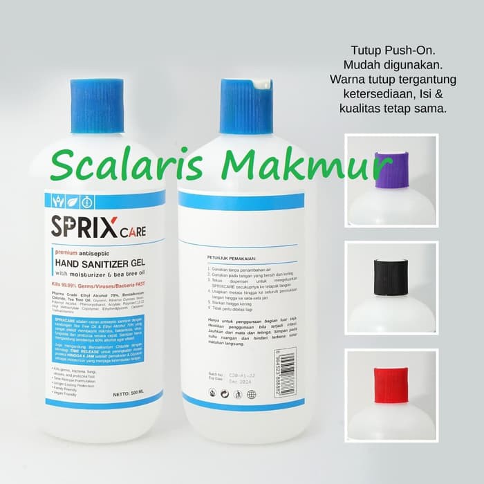 SANITIZER GEL SPRIX 500ML