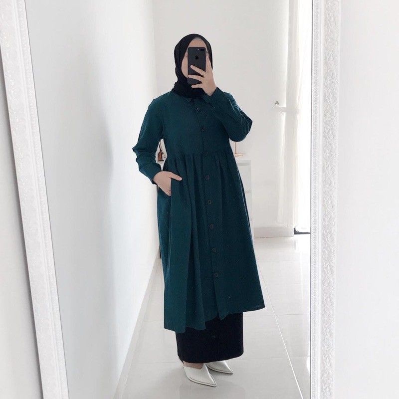 PL Meza Midi Dress Emerald