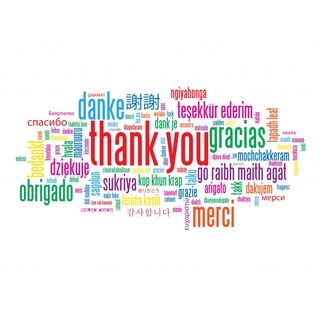 METH RD013 THANK YOU MULTI BAHASA STICKER DINDING 60X90 