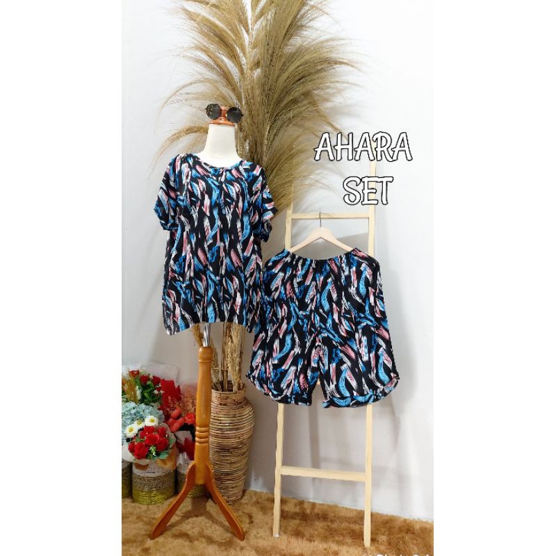 Daster baju setelan wanita busui friendly Ahara Daster | daster lengan panjang