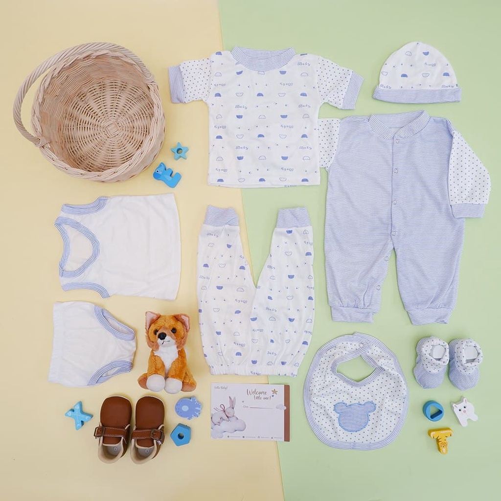 BARU LIO034 (Boys) Parcel Premium Hello Baby Hampers Gift 0-3 months